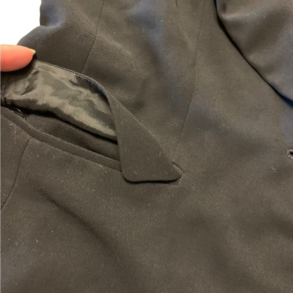 Charter Club | Navy Blue Blazer Shoulder Pad Single Button Career Professional - Picture 4 of 9